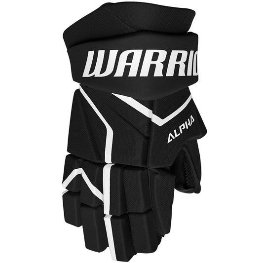 Warrior Alpha LX2 Comp Junior Hockey Gloves - Black