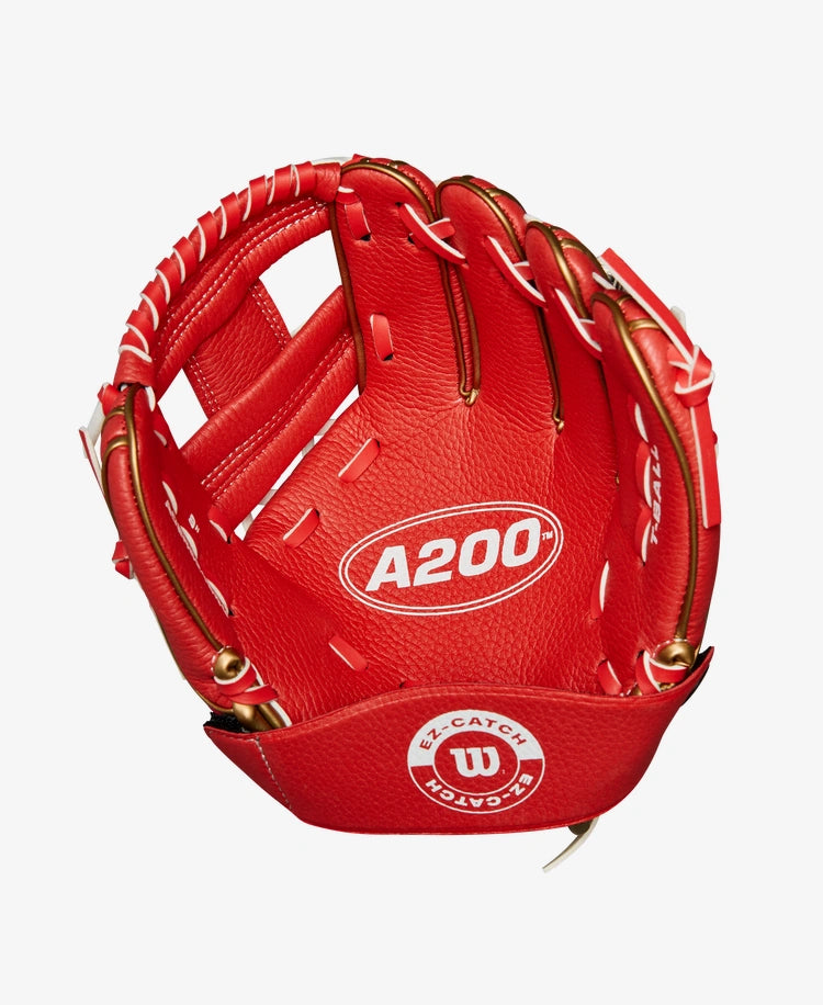 Wilson A200 EZ 9" Catch T-Ball Glove - Red & Gold