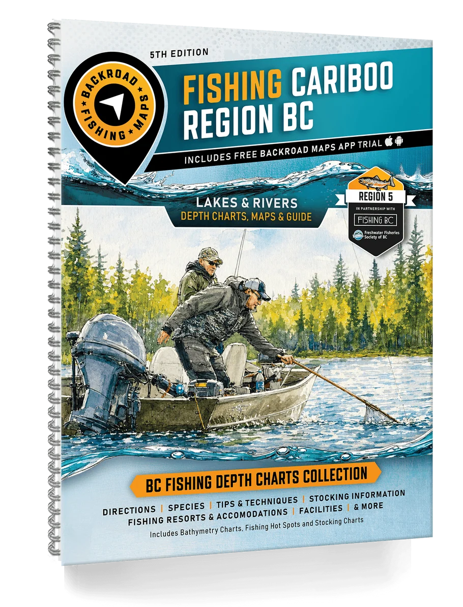 Backroad Mapbooks Cariboo Region Lakes And Rivers 2nd Edition