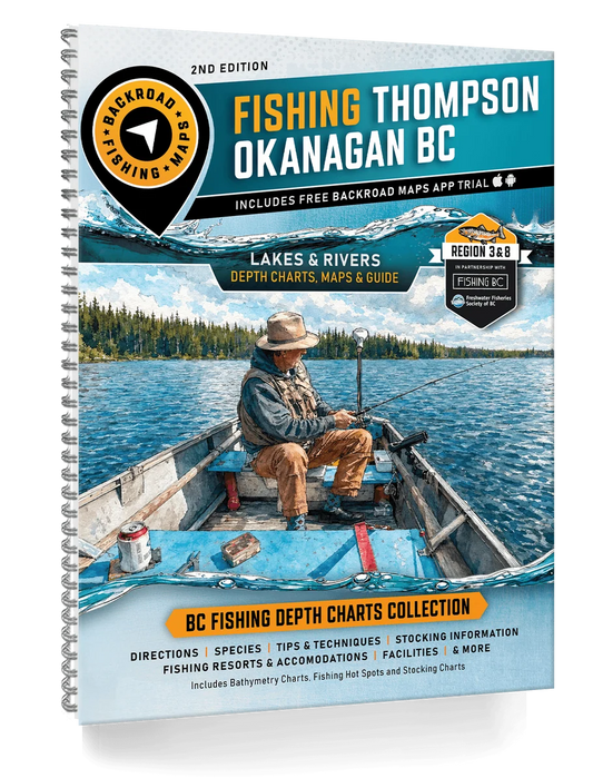 Backroad Mapbooks Thompson/Okanagan Region Lakes And Rivers 2nd Edition