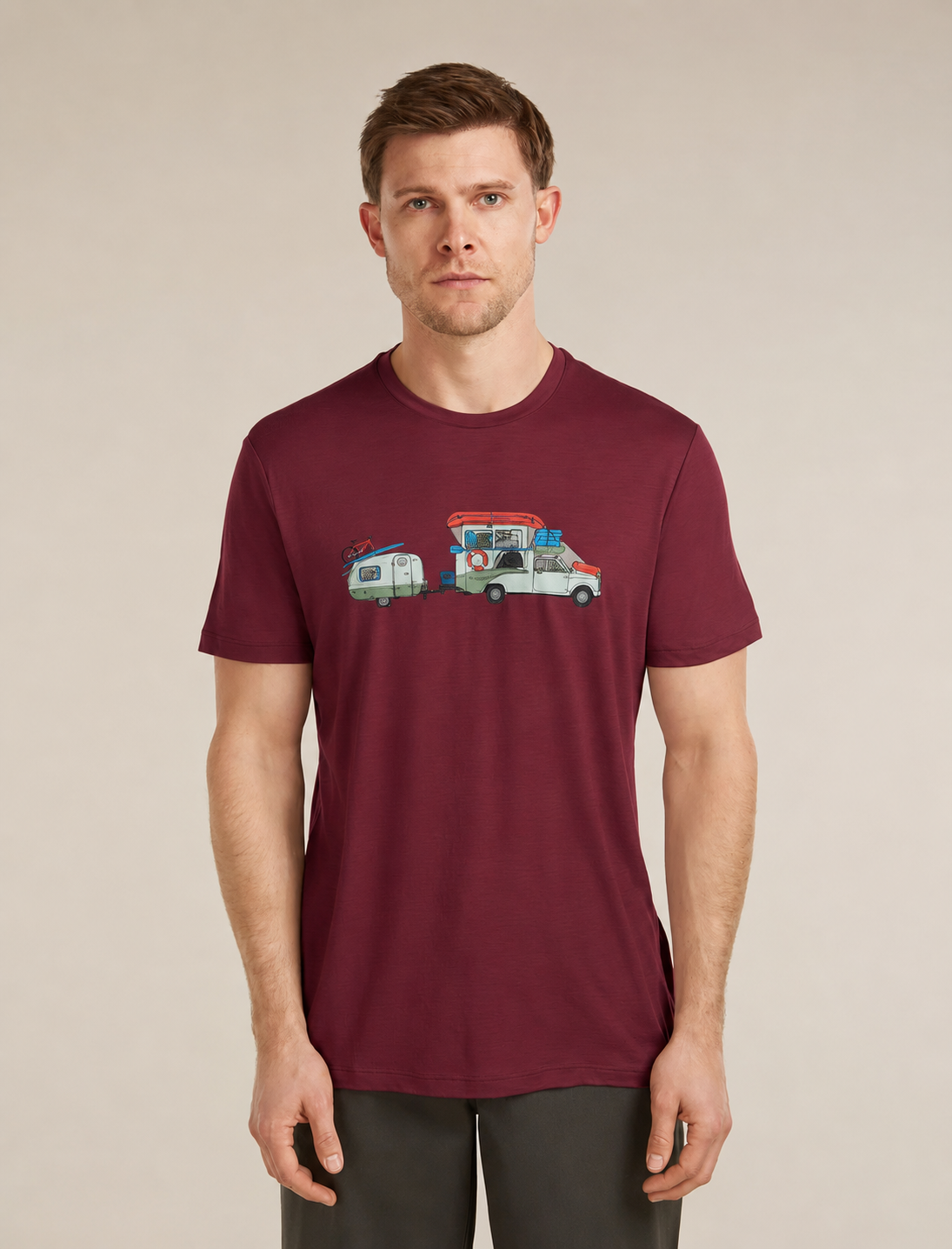 IceBreaker Men's Merino 150 Tech Lite Short Sleeve Tee Transportage