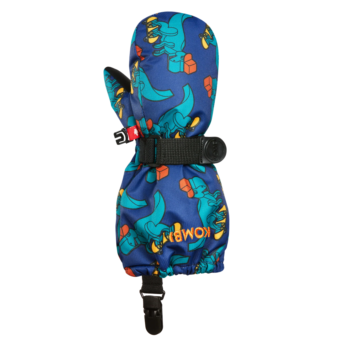 Kombi Crazy Cariboo Childrens Mittens - Gaming Dino