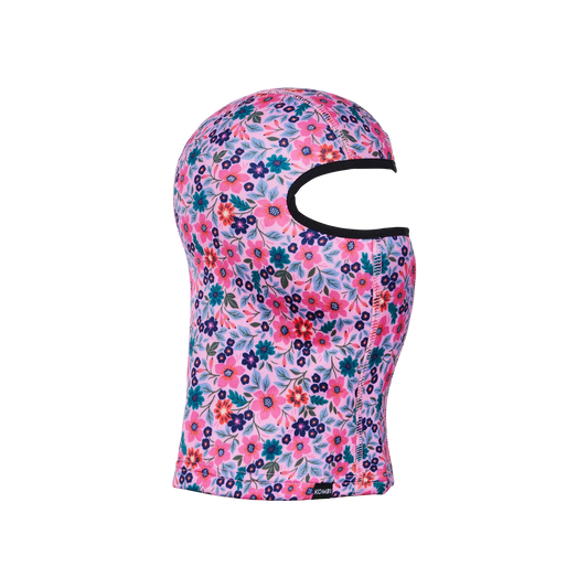 Kombi Velvet Fleece Childrens Balaclava - Nano Flower