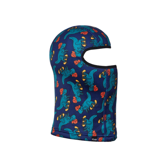 Kombi Velvet Fleece Childrens Balaclava - Gaming Dino