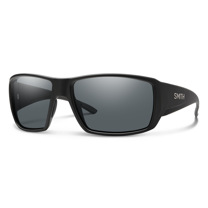 Smith Guide's Choice Sunglasses - Matte Black w. ChromaPop Glass Polarized Gray Lens