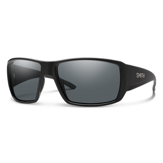 Smith Guide's Choice Sunglasses - Matte Black w. ChromaPop Glass Polarized Gray Lens