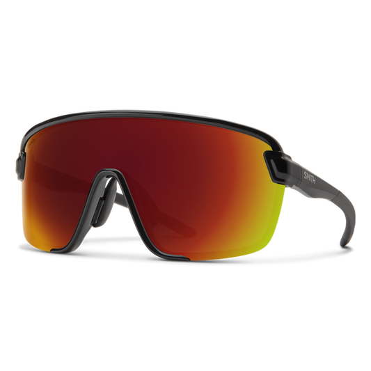 Smith Bobcat Sunglasses - Black w. Chromapop Red Mirror Lens