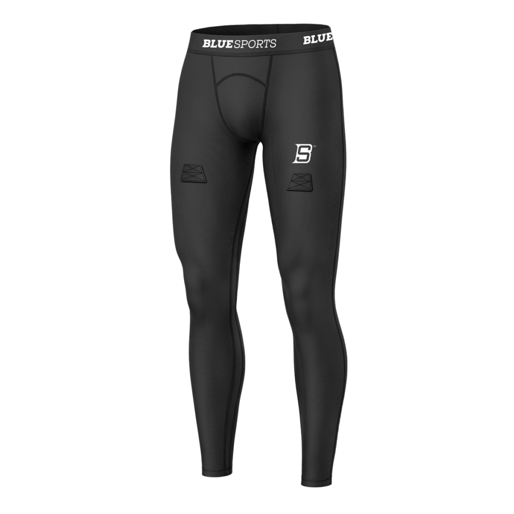 Blue Sports Cup Fitted Pants - Senior