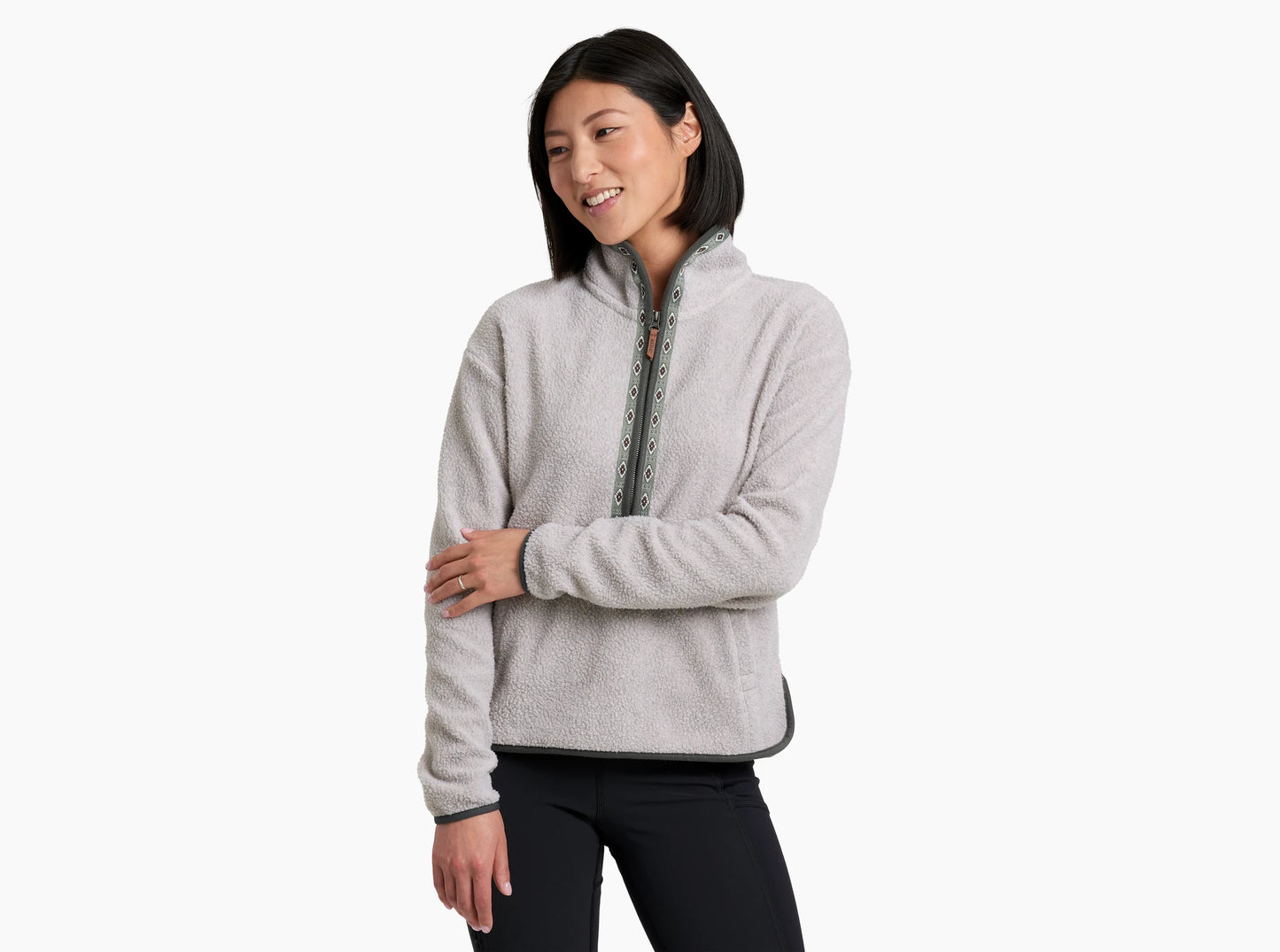 Kuhl Women’s Hygge Half Zip - Natural