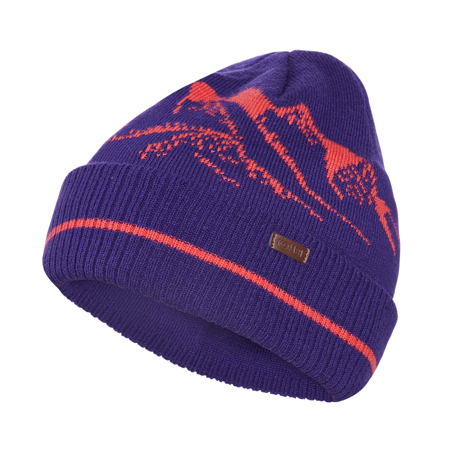 Kombi Sunshine Jacquard Junior Toque - Purple