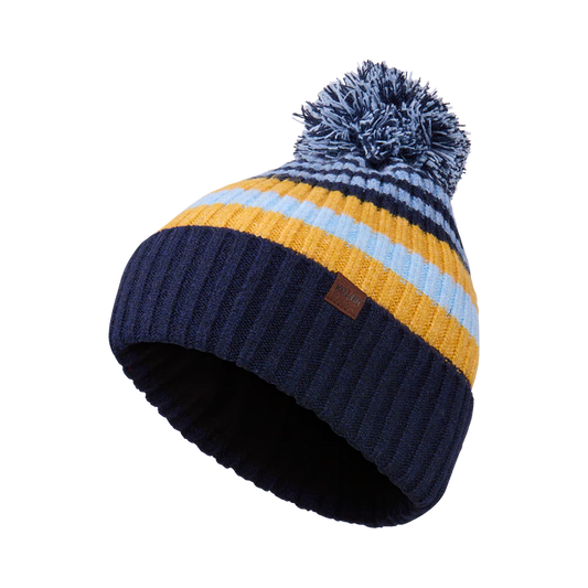 Kombi Zermatt Beanie Junior Fleece-Lined Striped Hat