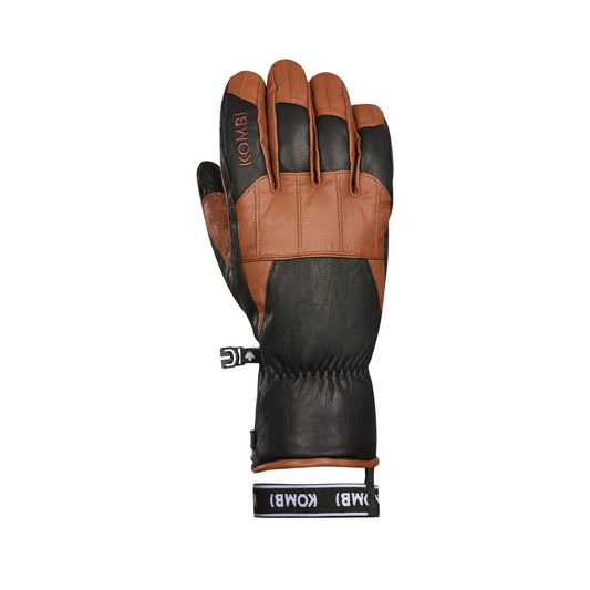 Kombi Free Fall Primaloft Leather Mens Gloves - Barista