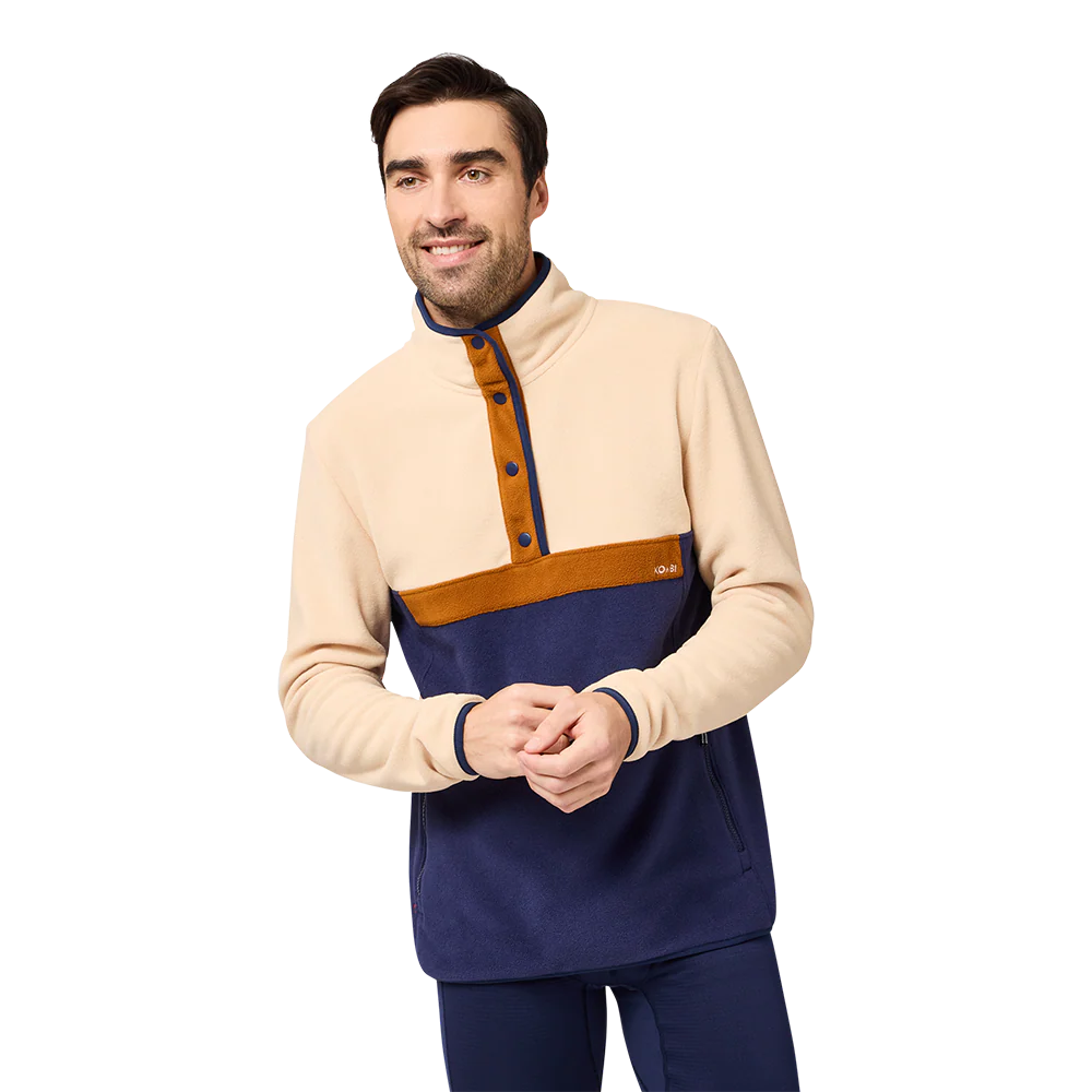 Kombi Mens Polartec Horizon Snap Fleece