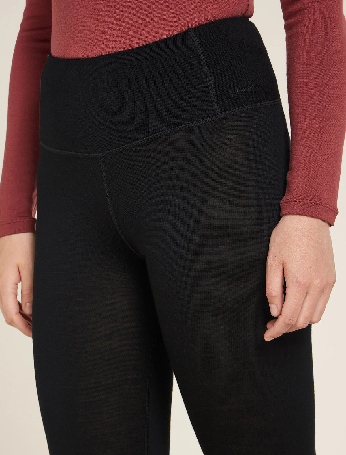 Icebreaker Women's Merino 260 Tech High Rise Thermal Leggings