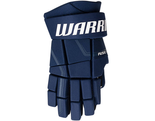 Warrior Rise Senior Hockey Gloves - Navy