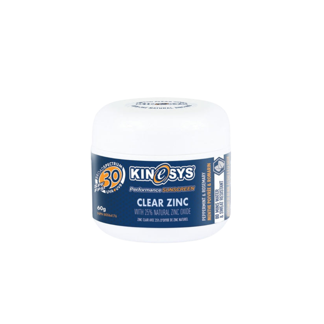 KINeSYS SPF 30 Clear Zinc with 25% Zinc Oxide