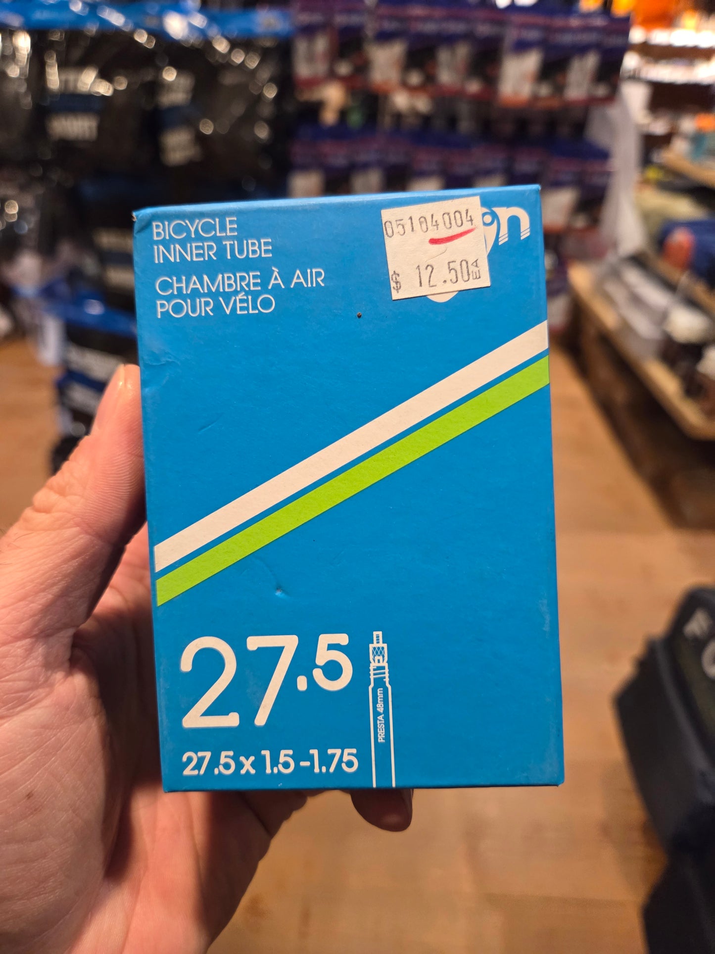49°N 27.5" × 1.50-1.75 Presta Valve 48mm Inner Tube