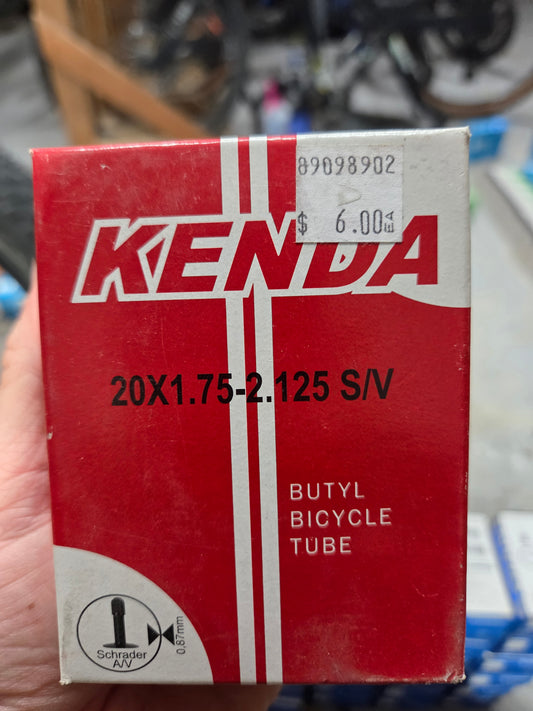 Kenda 20" × 1.75-2.125 Schrader Valve Inner Tube