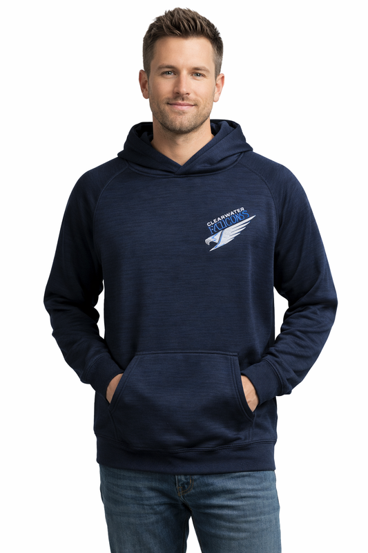 Clearwater Icehawks Embroidered Logo Hoodie Senior