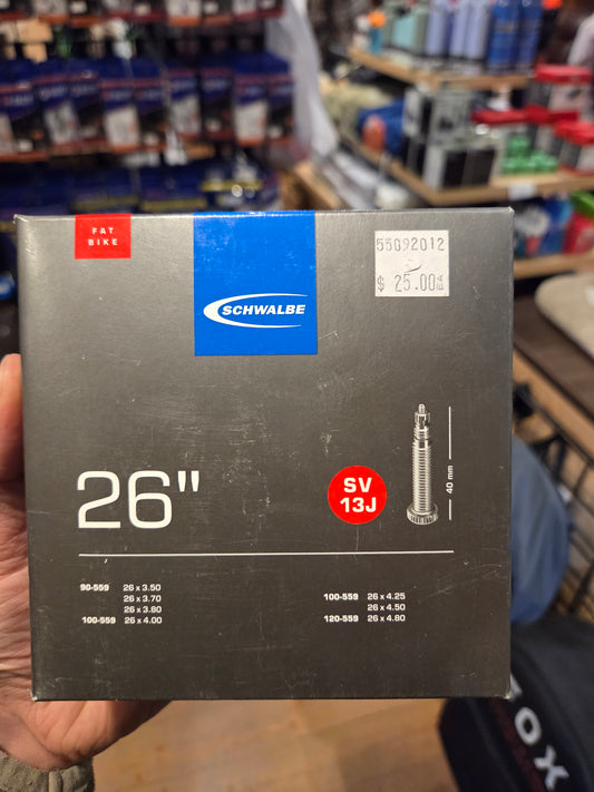 Schwalbe 26" × 3.50-4.80 40mm Presta Valve Fat Bike Inner Tube