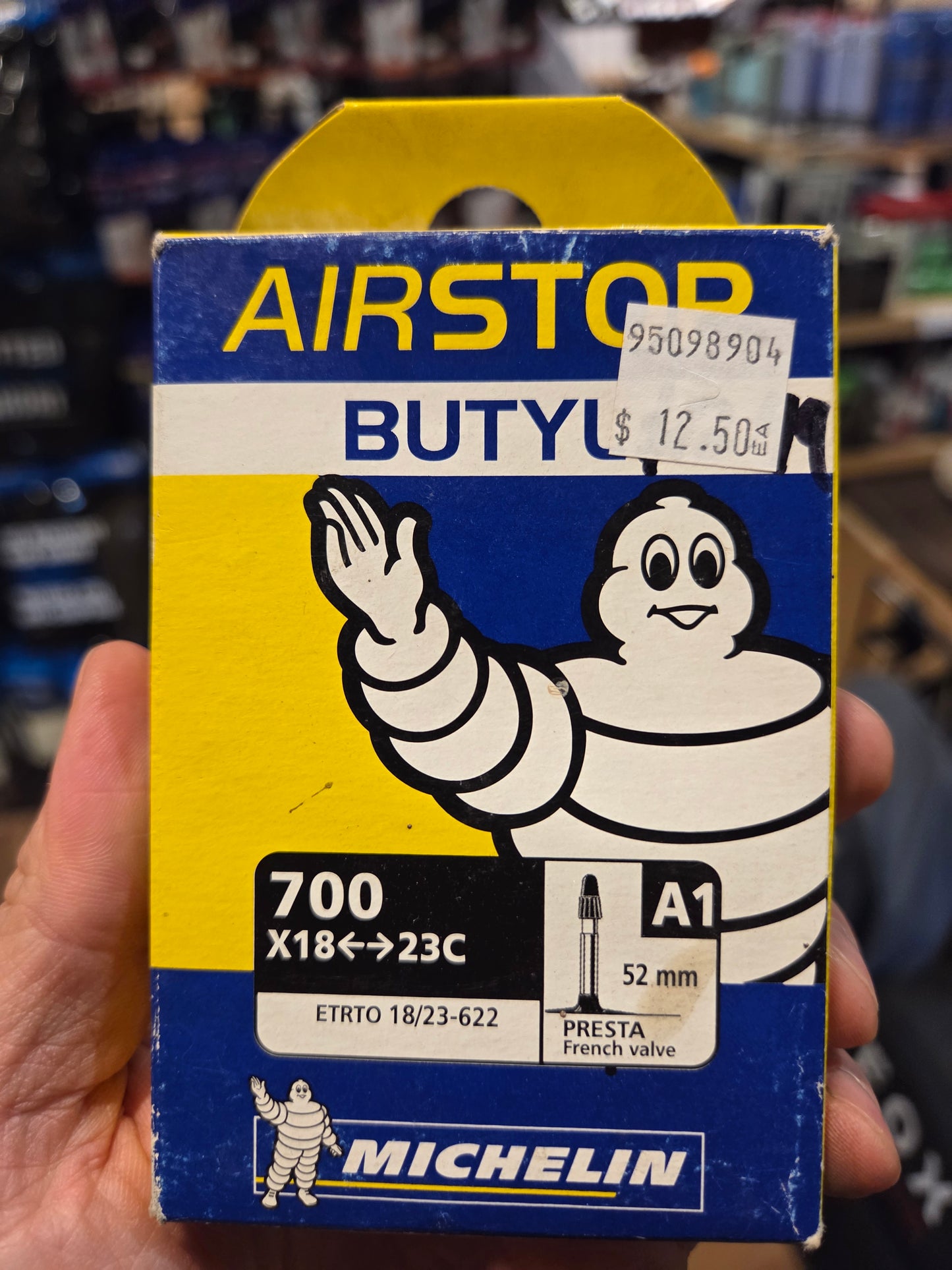 Michelin 700 × 18-23C 52mm Presta Valve Bicycle Inner Tube