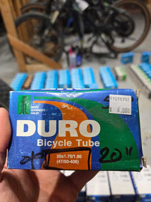 Duro 20" × 1.75-1.90 Bicycle Tube