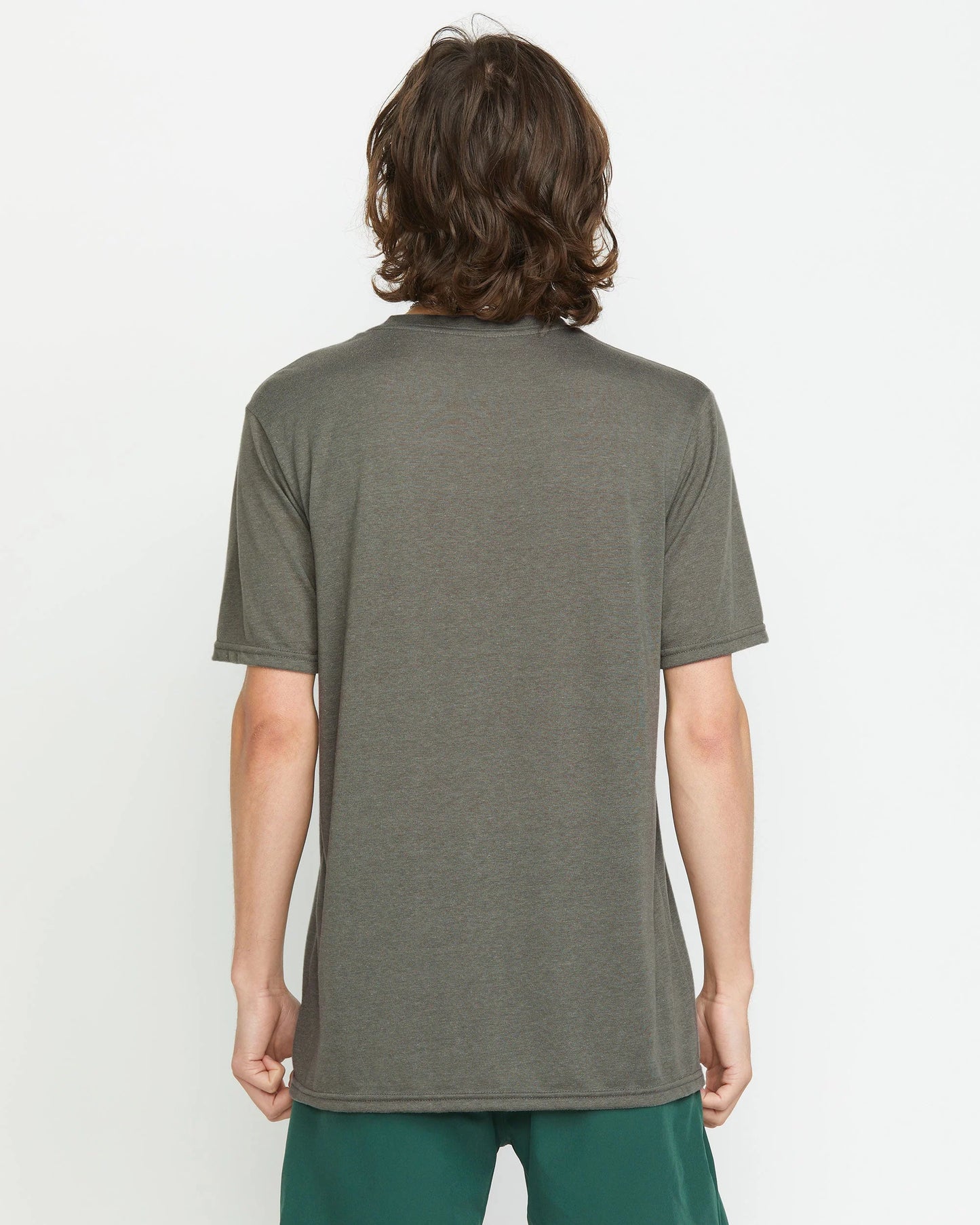 Volcom Stone Tech Short Sleeve Tee - Charcoal Heather