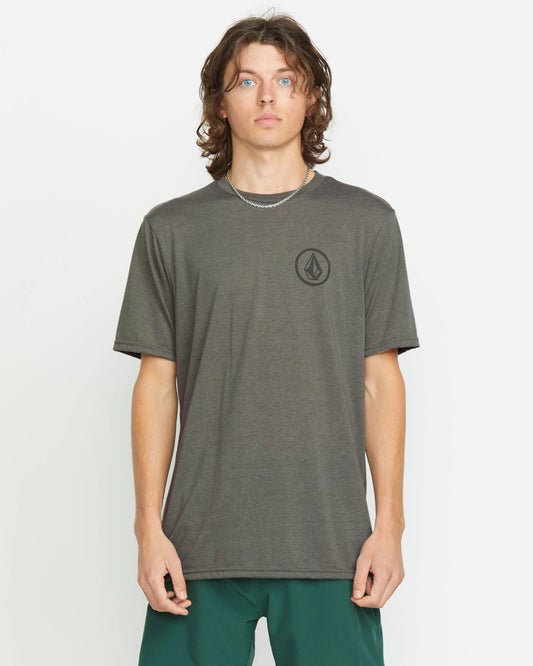 Volcom Stone Tech Short Sleeve Tee - Charcoal Heather