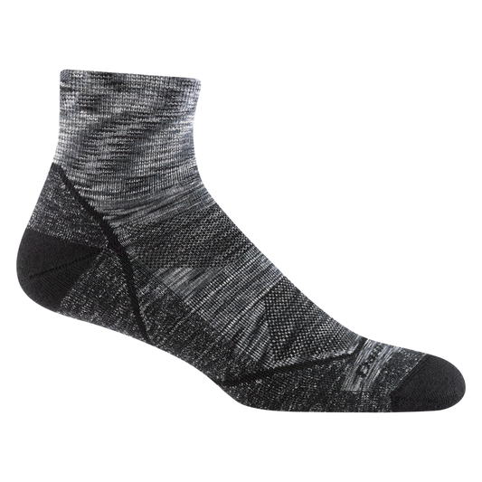 Darn Tough Men's Light Hiker Quarter Lightweight Hiking Sock - Space Grey