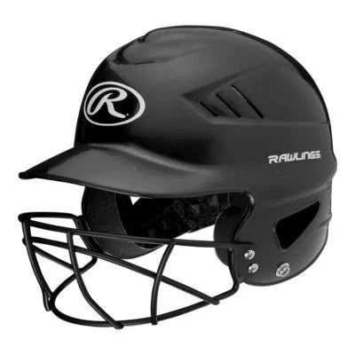 Rawlings Cool Flow Youth Batting Helmet with Face Mask - One Size