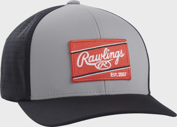 Rawlings Red Patch Hat Flex Fit