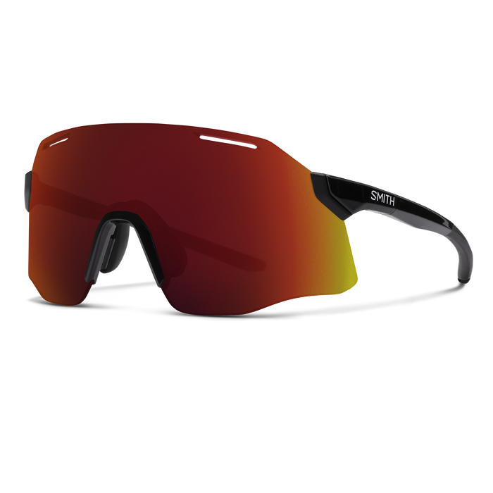 Smith Vert Sunglasses - Matte Black w. Chromapop Red Mirror Lens