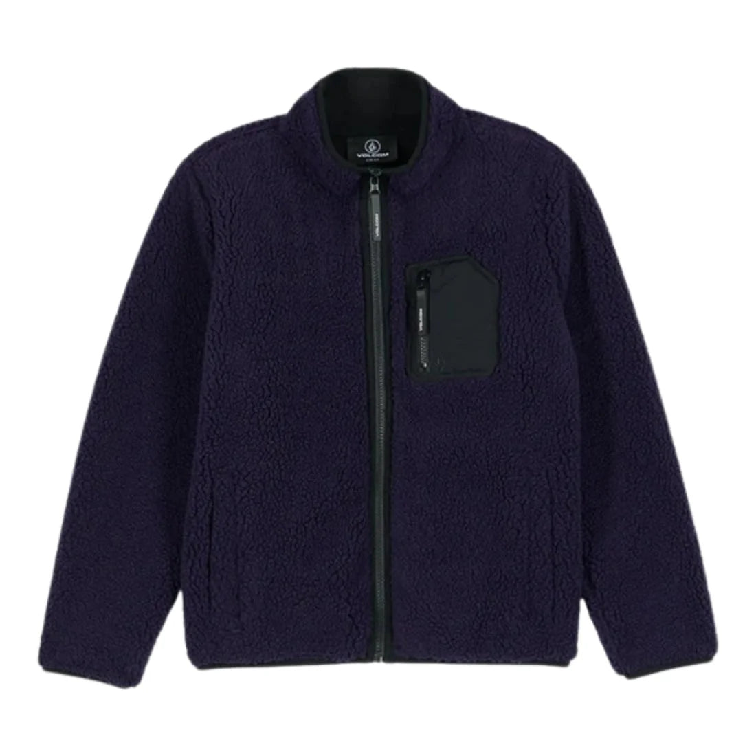 Volcom Muzzer Fuzzar Zip Up Sherpa Sweatshirt