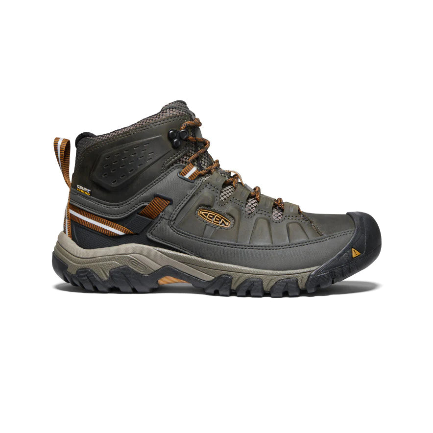 Keen Targhee III Mid Men's Waterproof Hiking Boots - Black Olive/Golden Brown