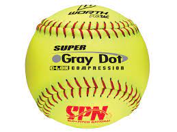 Worth Gray Dot SPN Softball