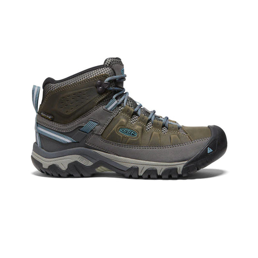 Keen Targhee III Mid Women's Waterproof Hiking Boots - Magnet/Atlantic Blue