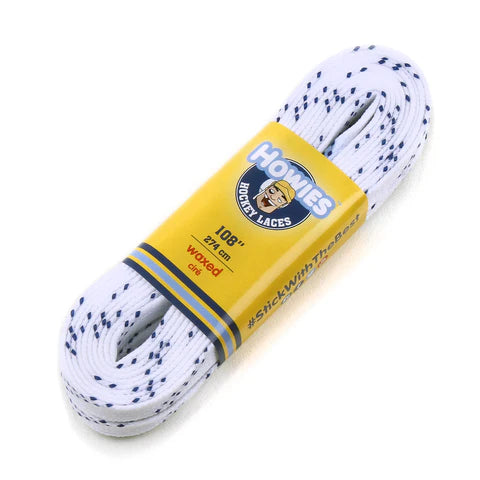 Howies White Waxed Hockey Laces